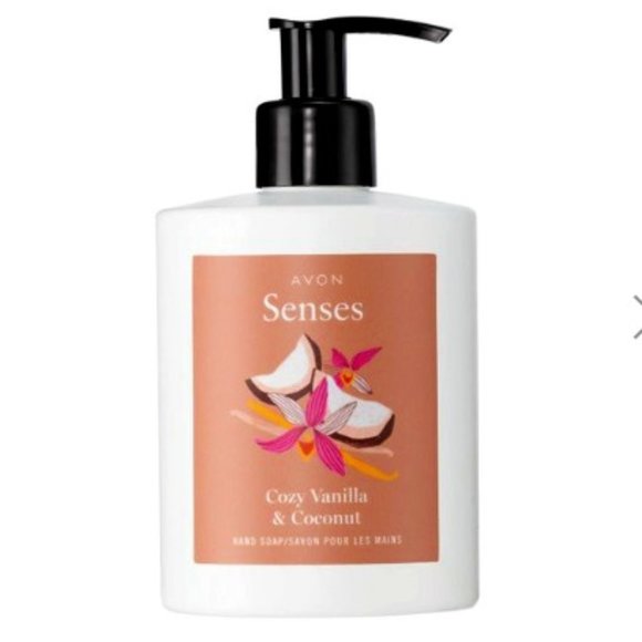 Avon Senses Cozy Vanilla & Coconut Hand Soap & Hand Cream - Picture 1 of 3